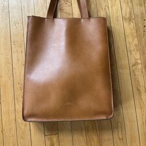 A.P.C. leather tote bag
